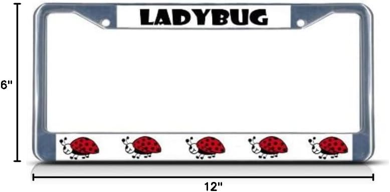 Ladybug Ladybugs License Plate Frame Tag Holder Cover