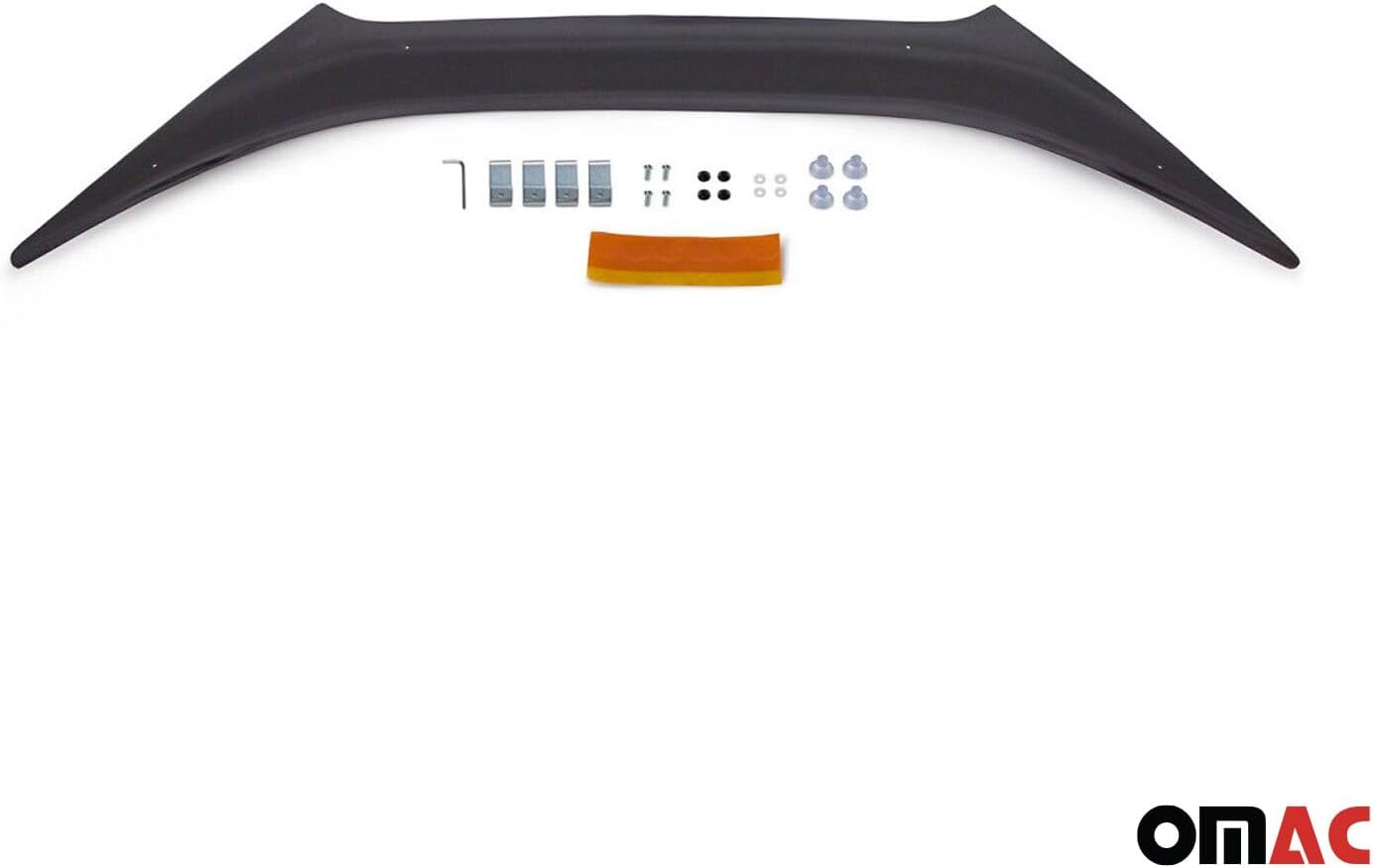 OMAC Front Bug Shield Hood Deflector Guard fits Hyundai Tucson 2010-2015 Smoke Black