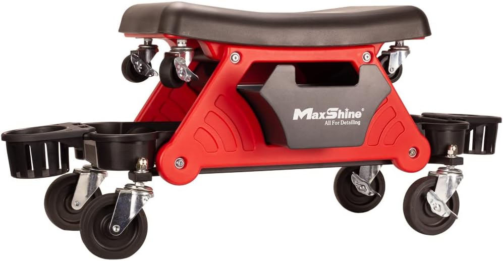 Maxshine Detailing Creeper Cushion – Premium Soft Rubber Seat Pad for Rolling Creeper, Comfortable & Durable Add-On Accessory