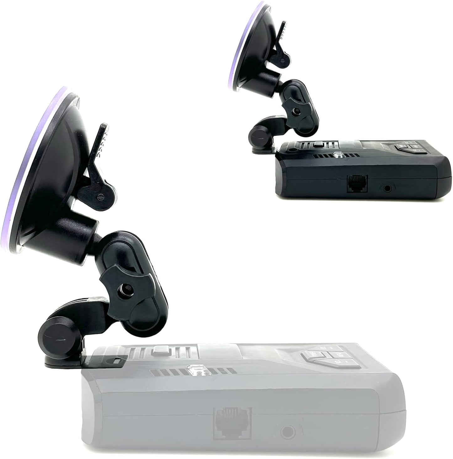 ChargerCity Original Windshield Suction Cup Mount for UNIDEN R1 R2 R3 R4 R7 R8 R8w DFR3 DFR6 DFR7 DFR8 DFR9 Radar Detector