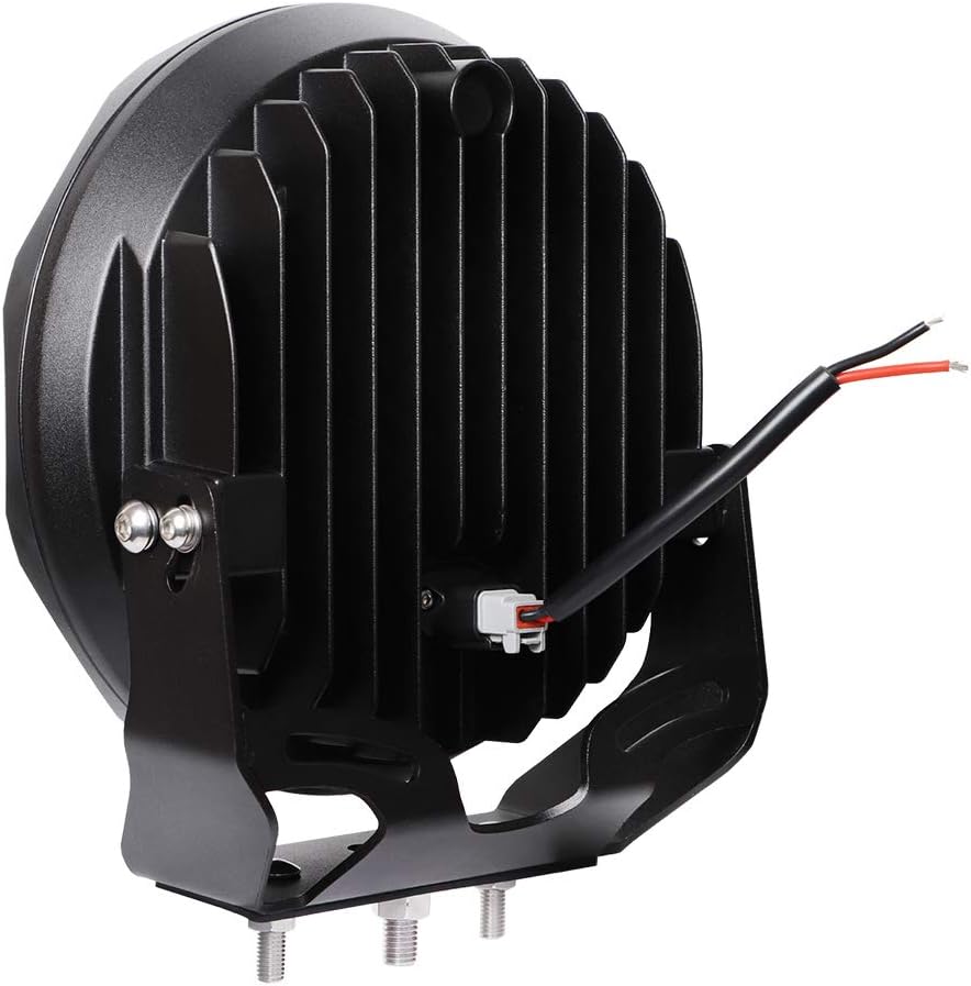 EXZEIT 9 Inch LED Round Driving Lights, 128W 20480 Lumens Offroad Fog Lights for Jeep Wrangler Trucks Toyota Pickup GMC SUV Ford