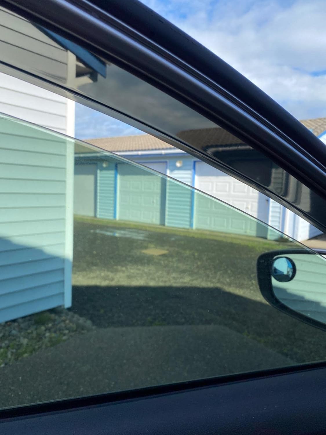 Rainproof Side Window Wind Deflectors for 99-06 Chevy Silverado/GMC Sierra 07 Classic Body 2-Door Regular Cab,1999-2007 Sierra, Tape-on Sun Window Visors Rain Guard Sets Vent Deflector 92956