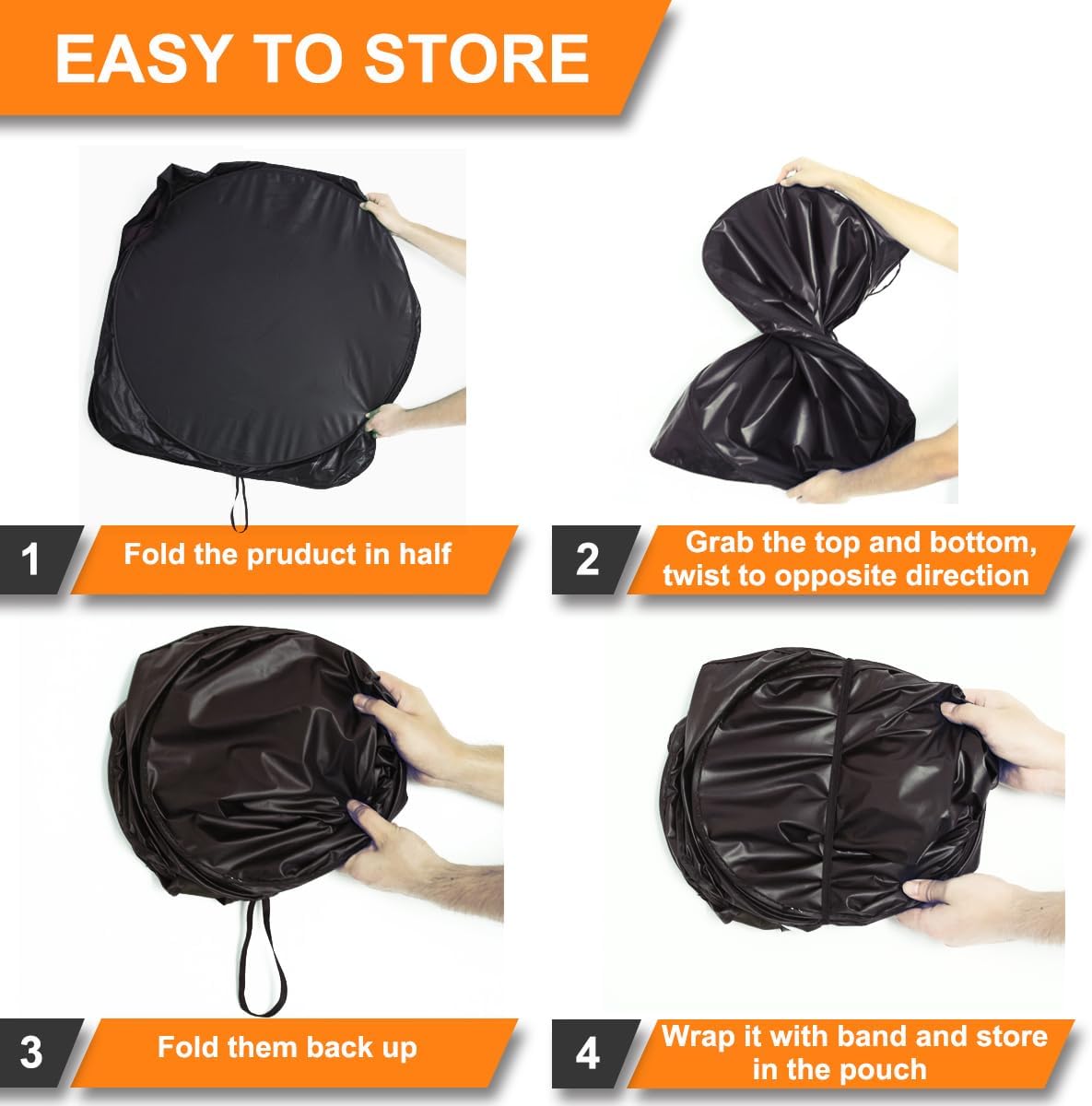 Gven Car Windshield Sun Shade, Artistic Design Car Shade Foldable Windshield Sun Visor Heat-Reflective Sunshade for Summer (Abstract, L)