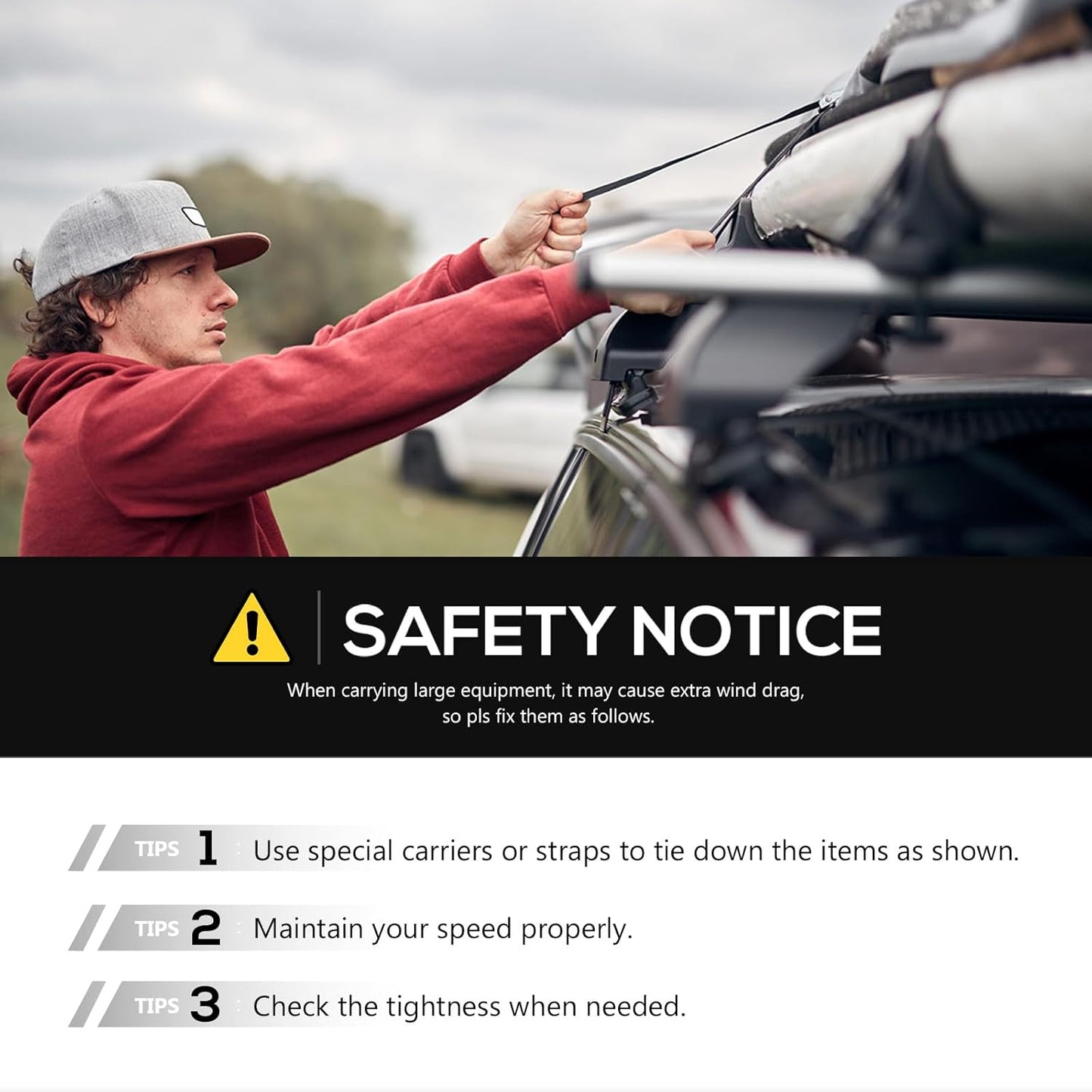 Roof Rack Cargo Basket with 4PCS LED Light Bar Compatible for 1997-2006 Jeep Wrangler TJ 2 Doors Hardtop, Luggage Racks Rooftop Storage Carrier (Black)