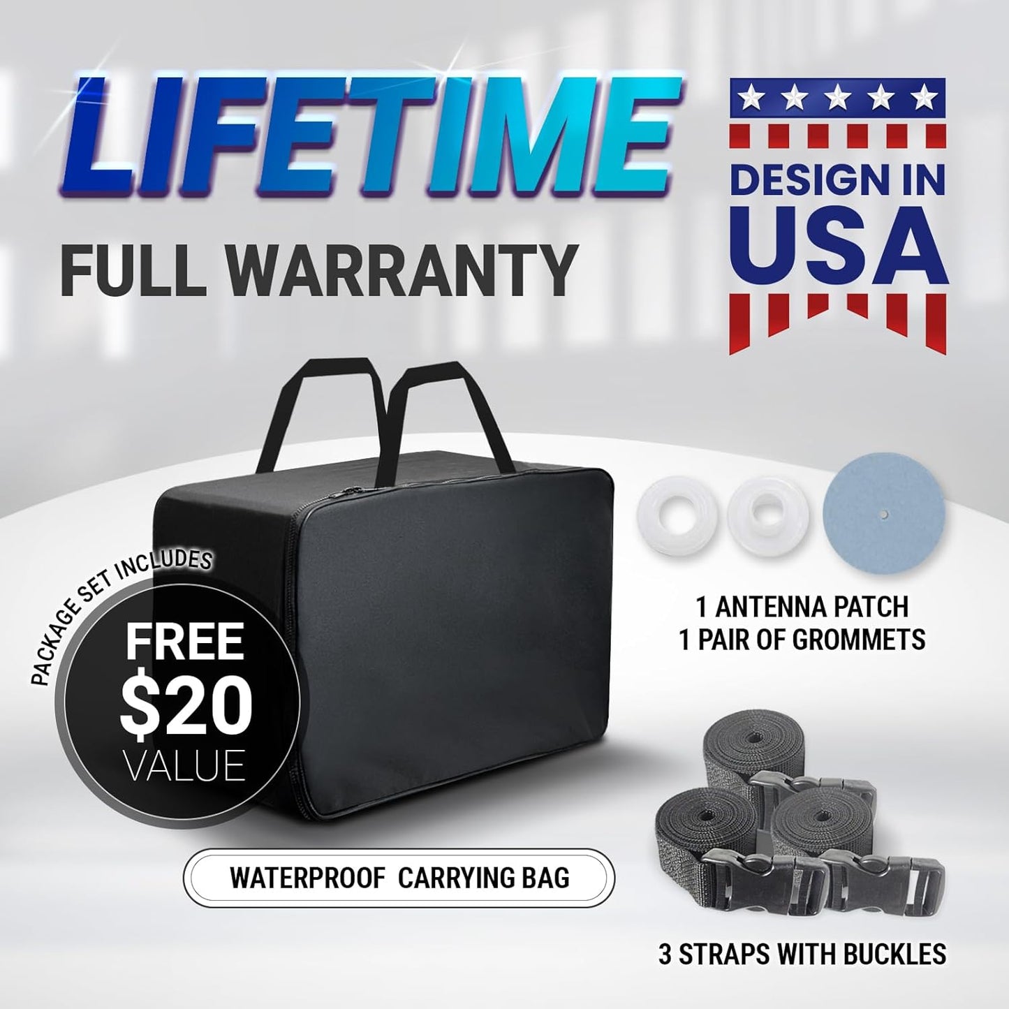 iCarCover Custom Car Cover for Pontiac G8 Sedan (2008-2009) Waterproof All-Weather Rain Snow UV Sun Protector Full Exterior Indoor Outdoor Car Cover (Stripe - Gray/Black)