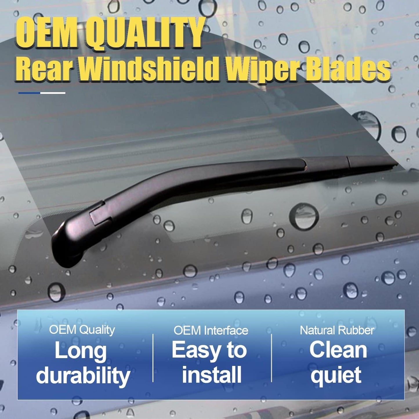 3 wipers Replacement for 2012 2013 2014 2015 2016 Honda CRV CR-V Windshield Wiper Blades Original Equipment Replacement - 26"/16"/13" (Set of 3) U/J HOOK