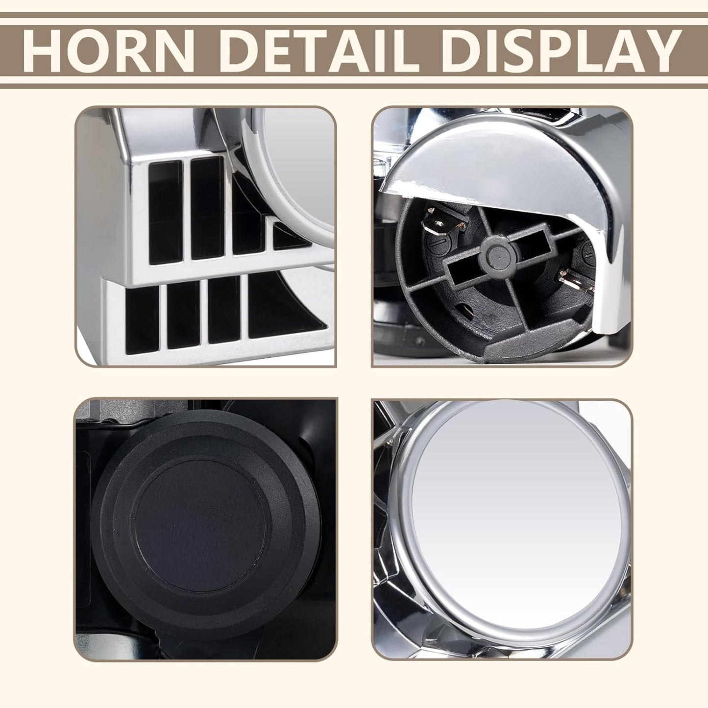 Car Horn Upgrade - 150DB Air Horn Kit for Motorcycle, Truck, Boat, & Pickup - 12V Train Horn with button, Compatible with motorbike