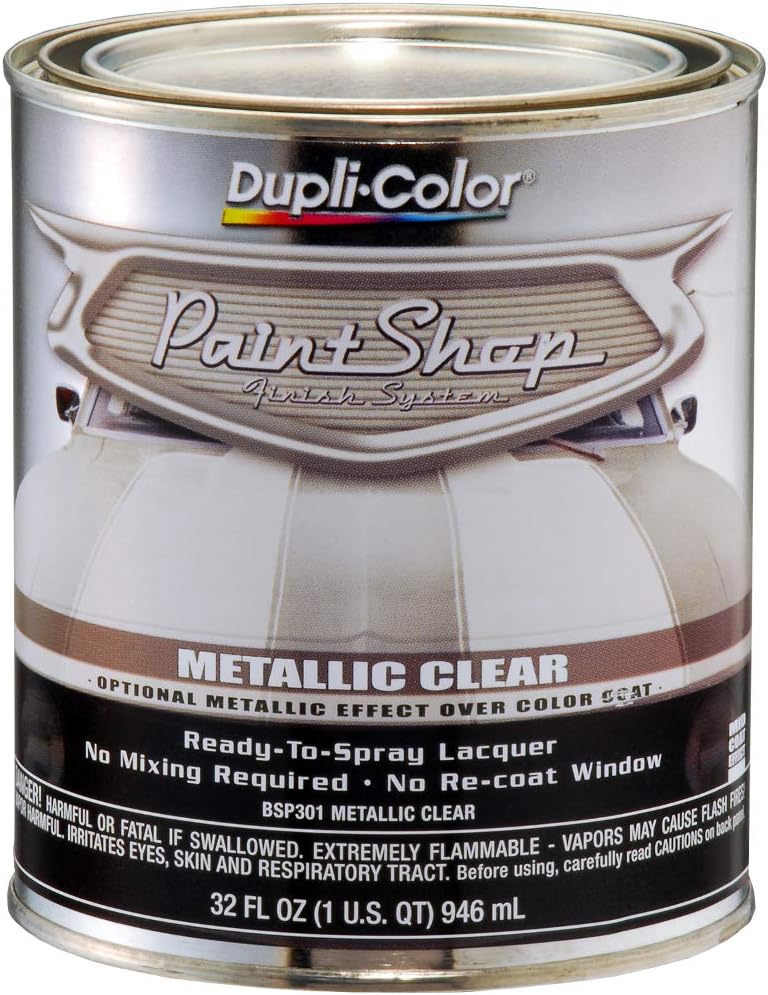 Dupli-Color (BSP301-2 PK 'Paint Shop' Metallic Clear Coat Finish System Special Effects Mid-Coat - 1 Quart, (Case of 2)