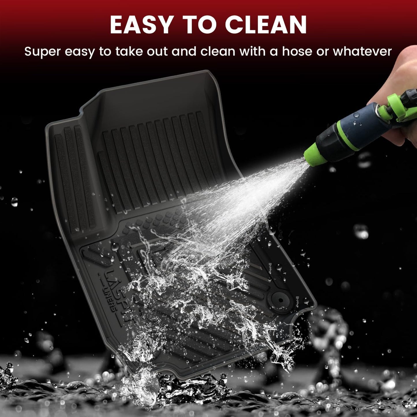 LASFIT Floor Mats & Cargo Liner for Chevrolet Chevy Equinox/GMC Terrain 2018-2024 (Not for Equinox EV 2024-2025), All Weather TPE Custom Fit Floor Mats, Car Mats Full Set for Equinox/Terrain, 4PCS