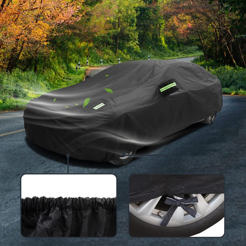 Custom Car Cover Compatible with Cadillac XT5 2026-2017/XT6 2026-2020/Lyriq Lyriq-V 2026-2023/Optiq 2023-2026, Waterproof All Weather Covers with Cotton Lining, Rain Snow Sun UV Cover Outdoor