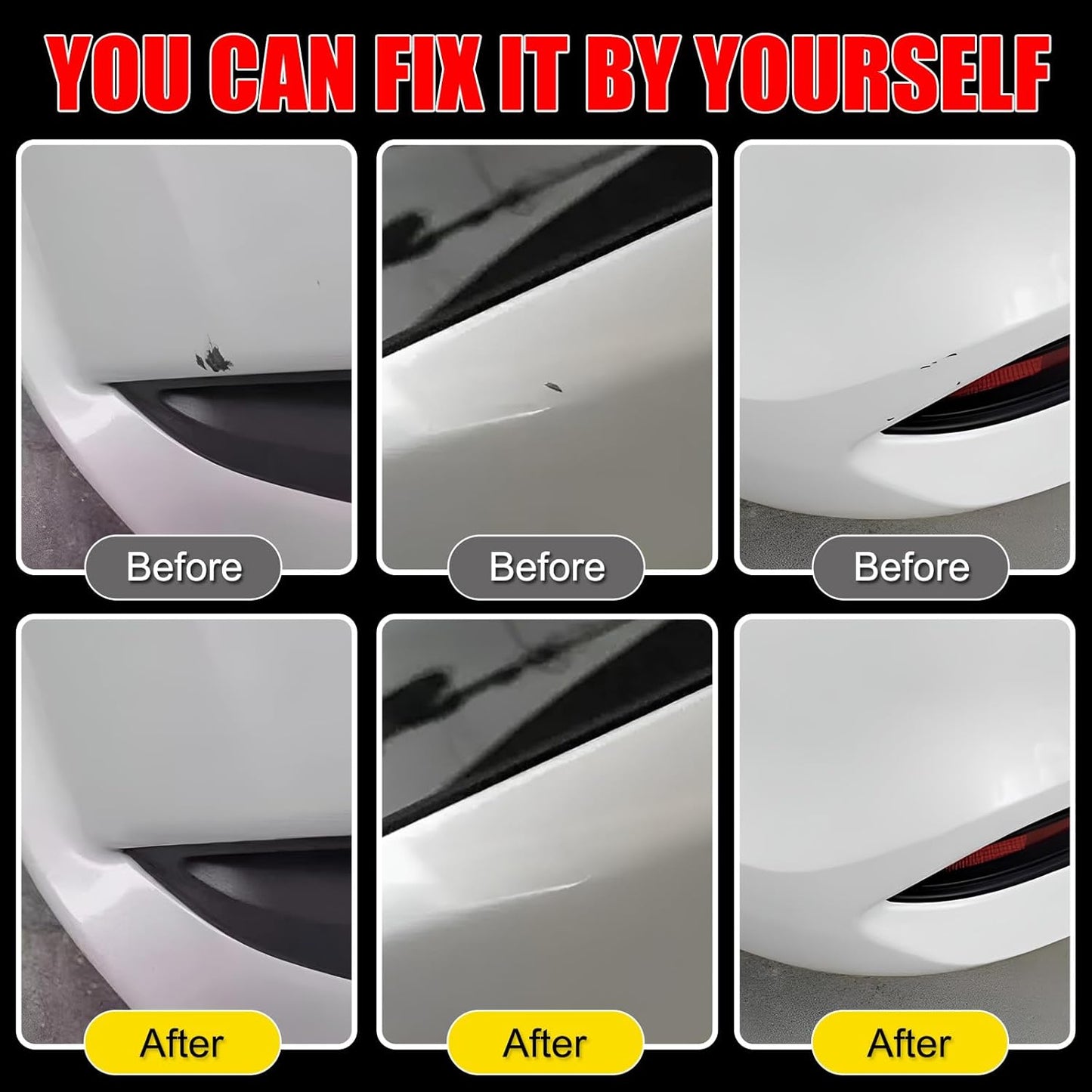 Car Touch Up Paint(Diamond Black Crystal(PXJ/KXJ)) for Chrysler, Car Paint Scratch Repair Kit, Quick & Easy Solution to Repair, 2 in 1 Scratch Remover Pen with 2PCS Disposable Micro Applicators