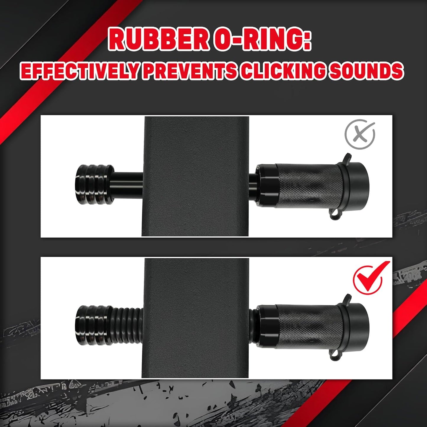 TYT Trailer Hitch Lock – 5/8" Dia, 3-1/2" Long Pin, Fits Class III/IV/V Hitches, 2 Keys, 8 O-Rings, Keyed Alike, Ideal for Tow Trucks, Bikes, Cars