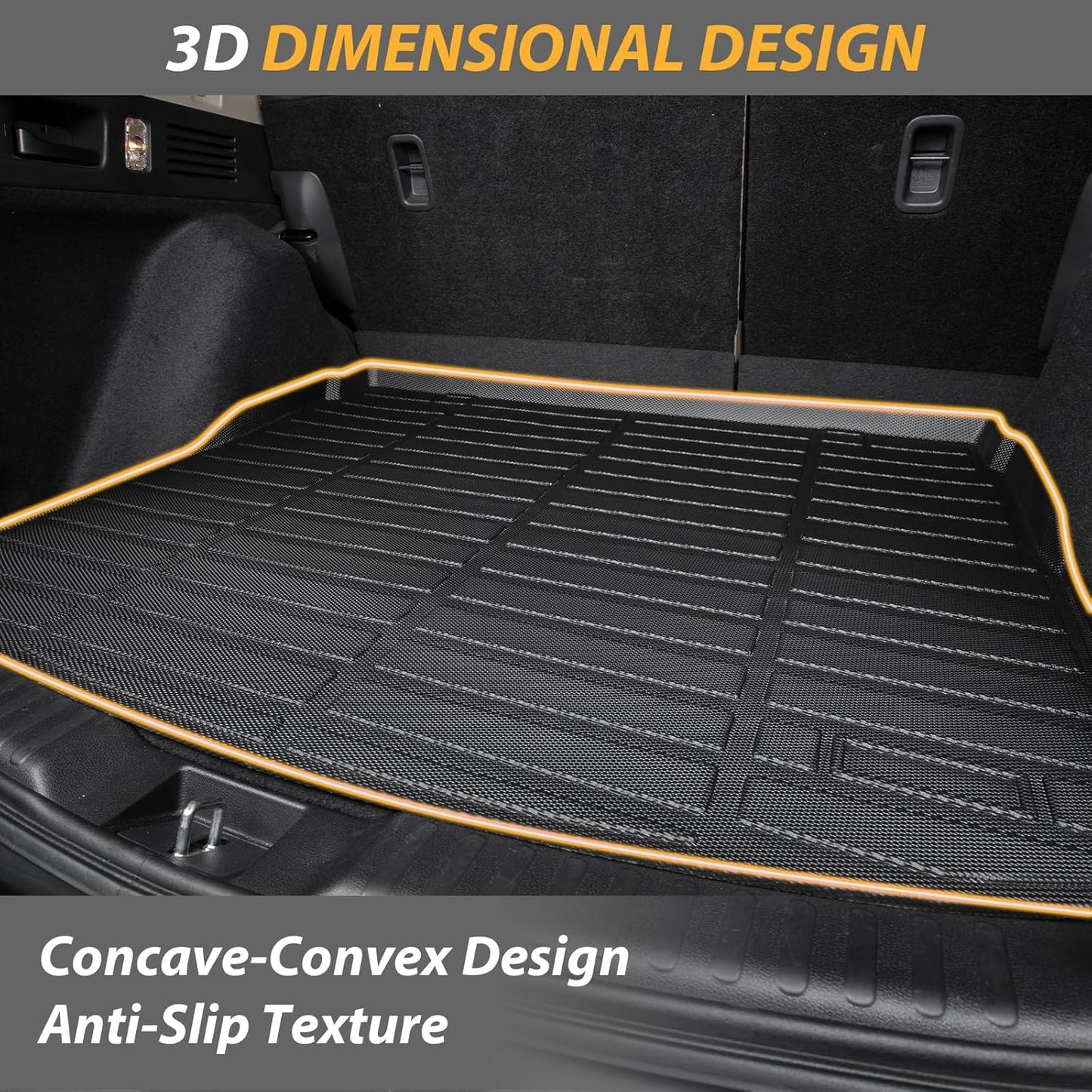 AIPOIL® Floor Mats & Cargo Liner Set for 2018-2025 Leaf | All-Weather | Easy to Clean | All-Round Protection丨Full Set Automobile mats Accessories.