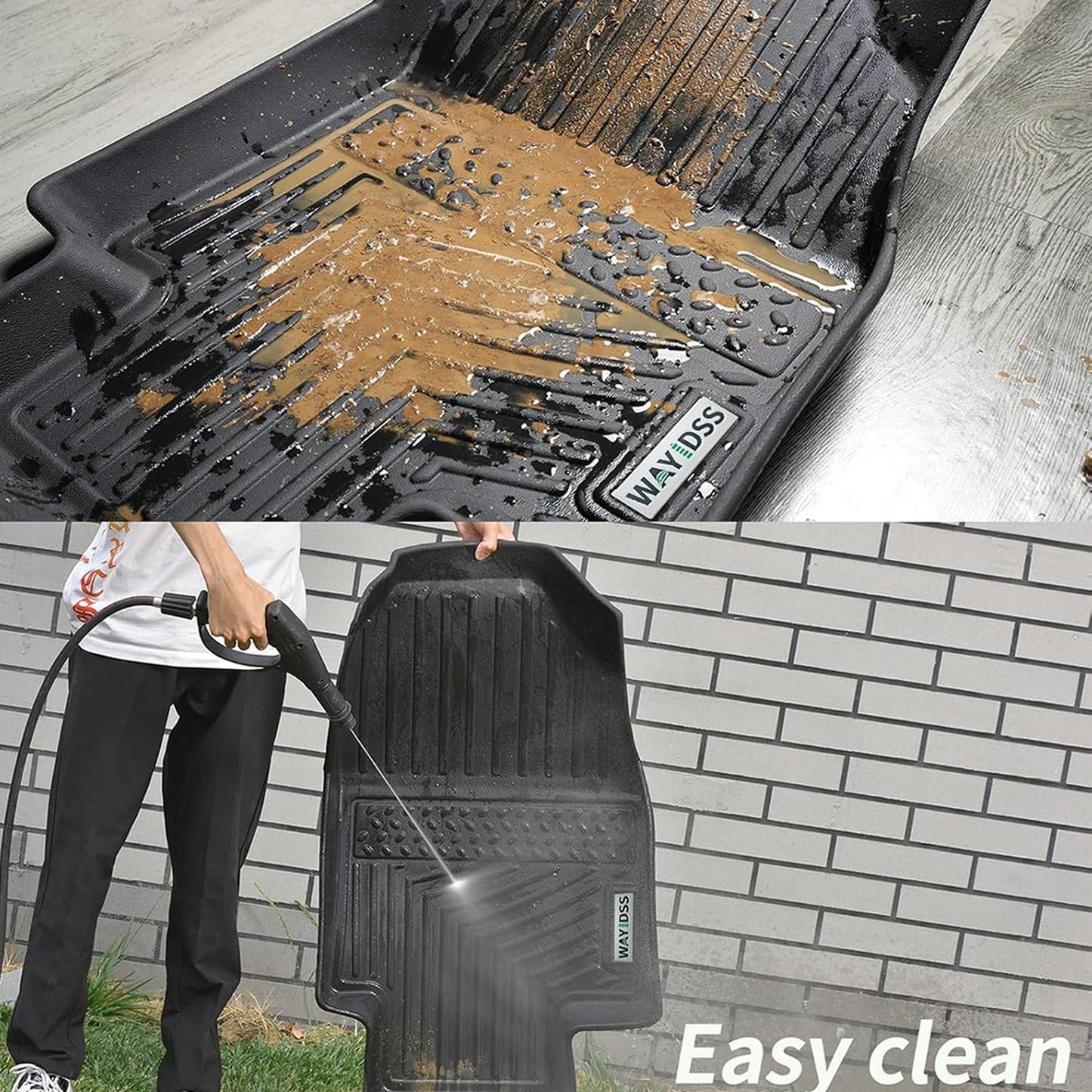 Large Cargo mat for 2026 Hyundai Ioniq 9(Foldable) TPE All Weather Protection Car Large Trunk Mat Accessories-Black