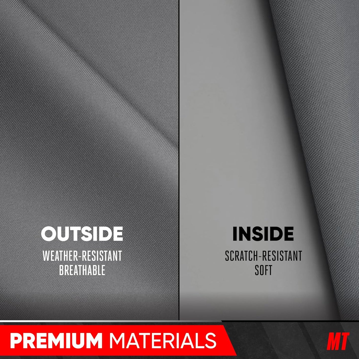 Motor Trend Breathable Lightweight Car Cover, Anti-Moisture Build-Up Water-Resistant Scratch-Resistant Travel-Friendly, Universal Fit for Cars SUVs Trucks Vans All-Weather Outdoor/Indoor, (XXL) 228" L