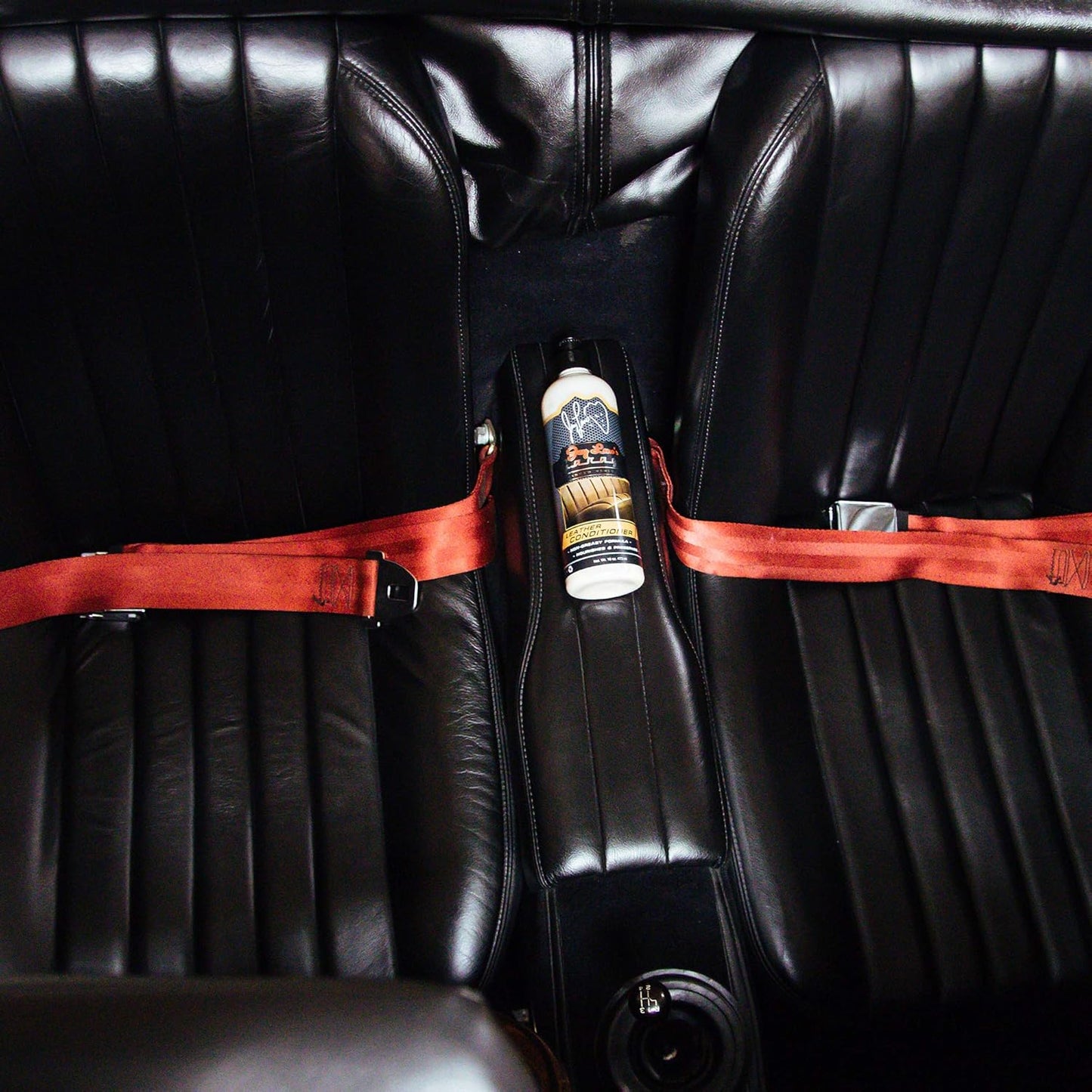 Jay Leno's Garage Leather Conditioner – 16 oz | Nourishes & Protects Car Leather | Lanolin & Beeswax Formula | Prevents Cracking & Fading | Non-Greasy Finish