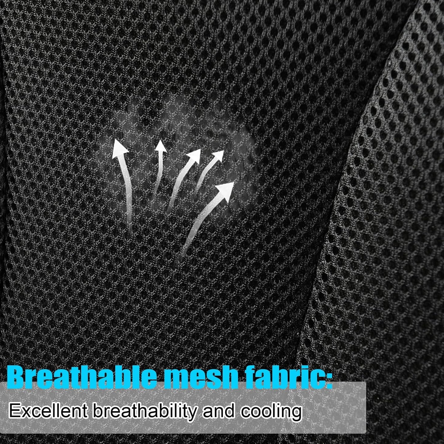 GIANT PANDA Fit Subaru Outback Forester Crosstrek Legacy Impreza Front Car Seat Cover, 3D Air Mesh Breathable Seat Protector, Red+Black(2-Pack