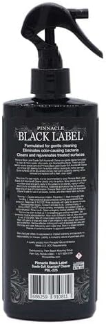Pinnacle Black Label Suede-Soft Alcantara® Cleaner (8 oz): Premium Care for Micro-Suede & Alcantara Surfaces - Gently Removes Stains, Refreshes, and Deodorizes - Safe for All Interior Fabrics