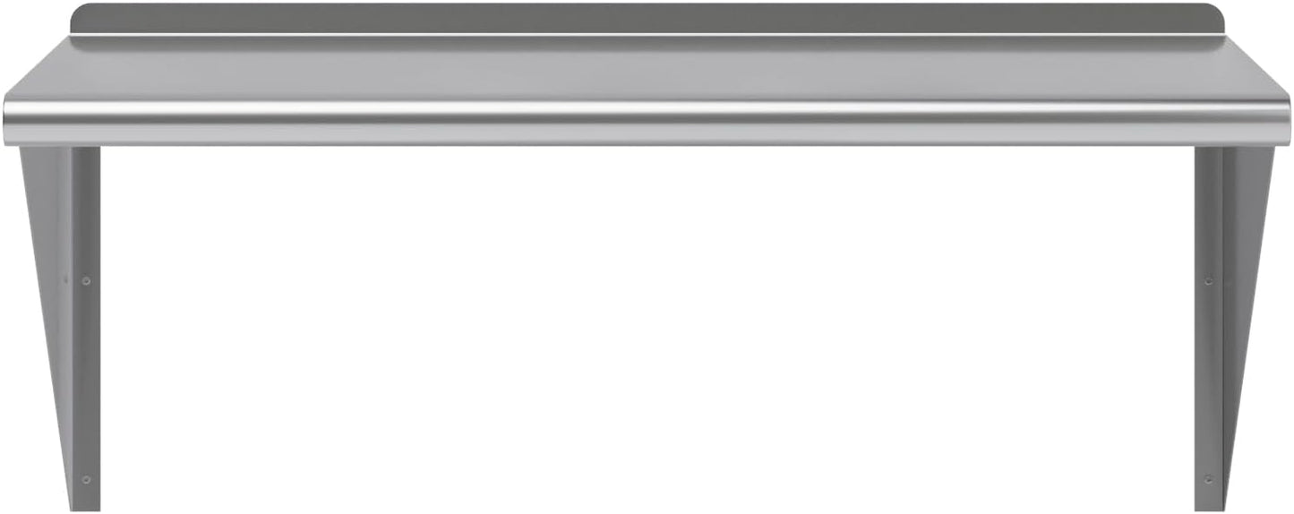 AmGood 36" Long X 24" Deep Stainless Steel Wall Shelf | NSF Certified | Appliance & Equipment Metal Shelving | Kitchen, Restaurant, Garage, Laundry, Utility Room