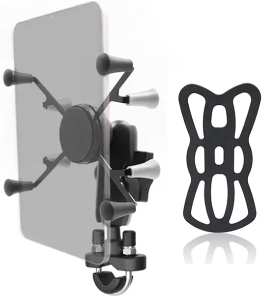 Strg Tablet Mount with U-Bolt Mount Base for Rails 0.5'' to 1.25'' in Diameter for 6" Tablets, Motorcycle Tablet Holder for Bike Motorcycle ATV/UTV and More Rails