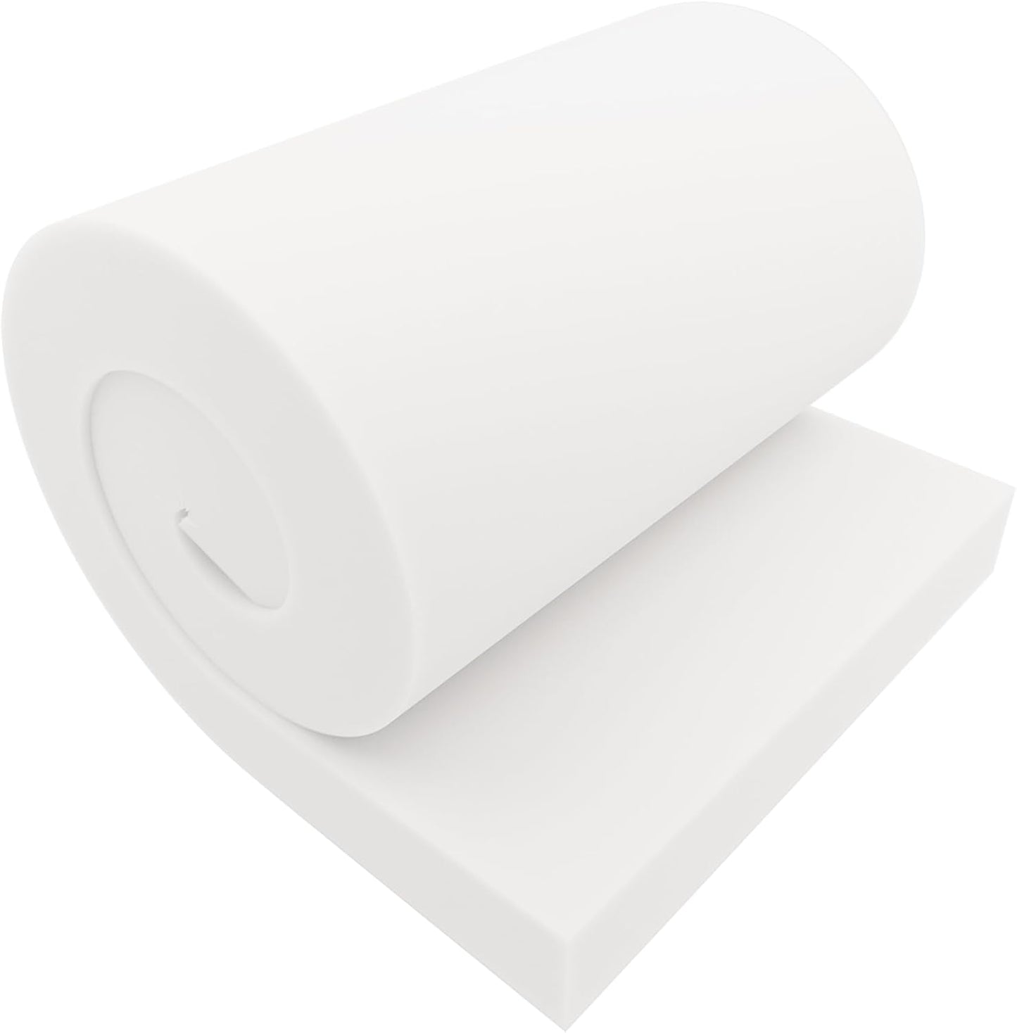 GoTo Foam 4" Height x 24" Width x 72" Length 36ILD (Semi-Firm) Upholstery Cushion Made in USA