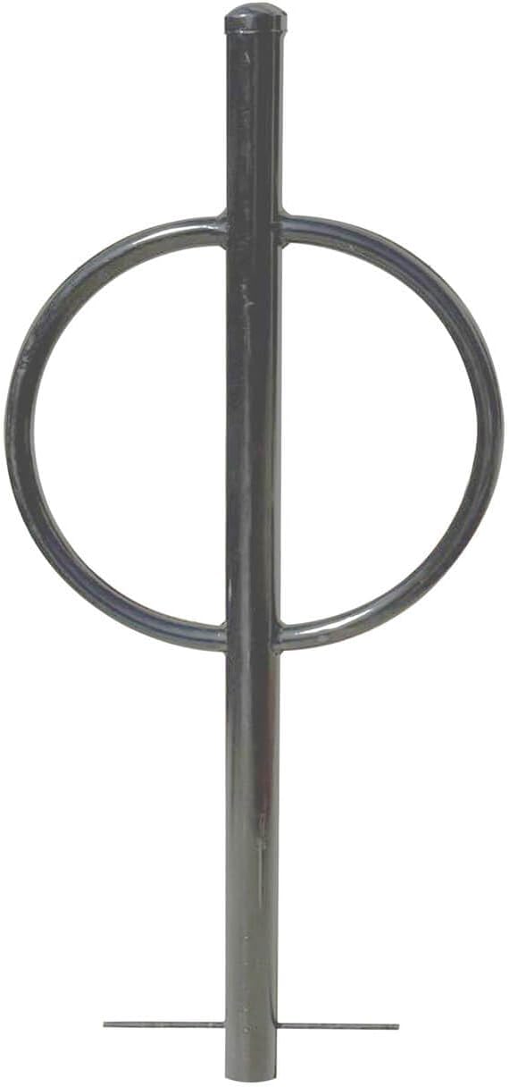 Sandbaggy Post and Ring Rack - In Ground - Commercial Outdoor Bike Parking & Storage Racks (Gray, 1)