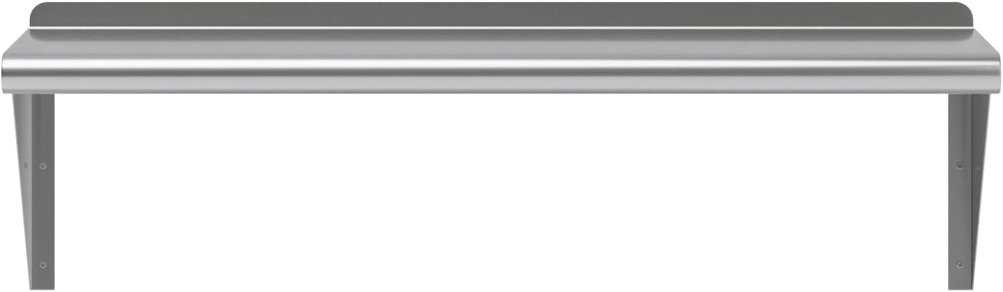 AmGood 36" Long X 12" Deep Stainless Steel Wall Shelf | NSF Certified | Appliance & Equipment Metal Shelving | Kitchen, Restaurant, Garage, Laundry, Utility Room