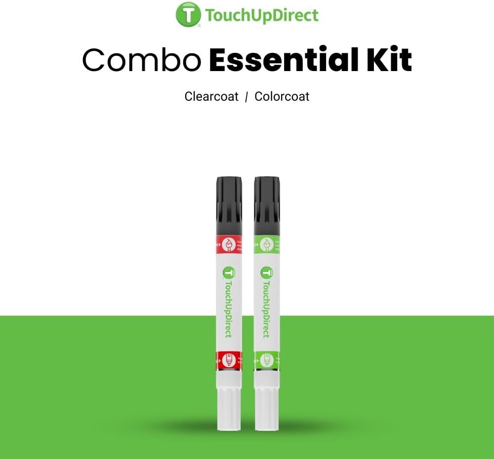 TouchUpDirect DAN Hakone Green Compatible with Toyota Exact Match Touch Up Paint Combo - Essential Kit
