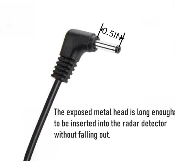 Radar Detector Power Cord Compatible with Cobra RAD 480i 350 380 450 Uniden DFR1 DFR3 DFR5 Whistler etc Radar Detector （7FT）