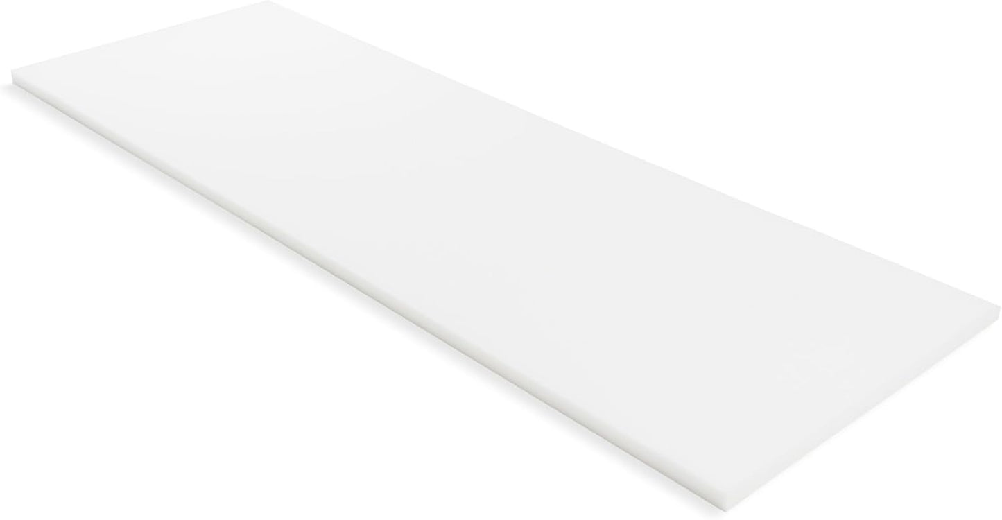 GoTo Foam 1" Height x 24" Width x 72" Length 44ILD (Firm) Upholstery Cushion Made in USA