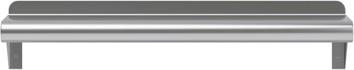 AmGood 24" Long X 6" Deep Stainless Steel Wall Shelf | NSF Certified | Appliance & Equipment Metal Shelving | Kitchen, Restaurant, Garage, Laundry, Utility Room