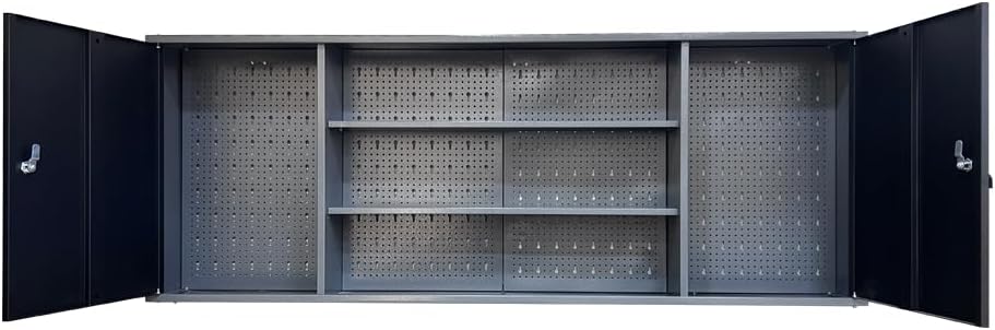 JZD Metal Storage Organization System, Hanging Closet, for Garage Basement Utility Room