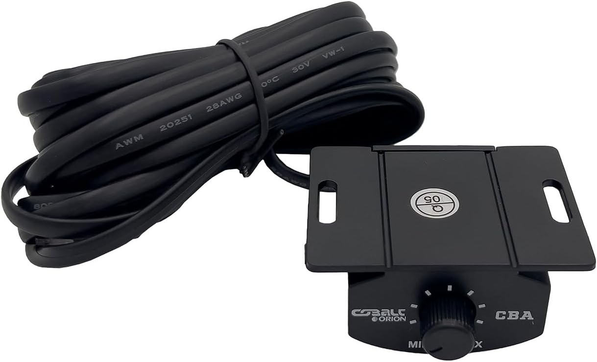 Orion Cobalt CBA2000.1D Monoblock 1-Channel Class D Amplifier for Car Subwoofer, 2000W, 2/4 Ohm Stable, Adjustable Low Pass & Subsonic Filter with Bass Boost, MOSFET Power Supply, Bass Knob Included