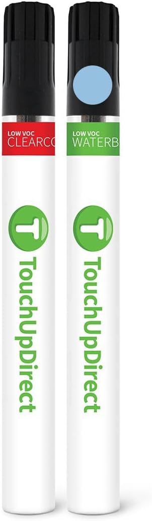 TouchUpDirect 8X0 Heritage Blue Compatible with Toyota Exact Match Touch Up Paint Brush - Essential Kit