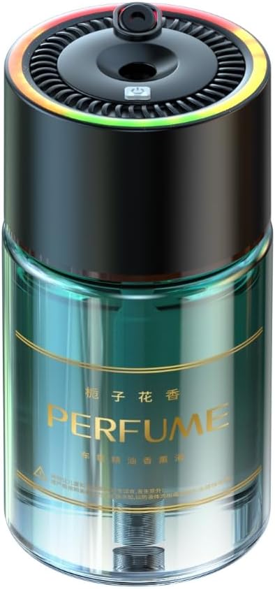 Car Air Freshener, Car Diffuser with RGB Ambient Light & Starry Ceiling, 4 Smart Scent Modes, 120-Day Runtime, Auto On/Off,USB-C Rechargeable, Ocean-Inspired Fragrance, 120ML