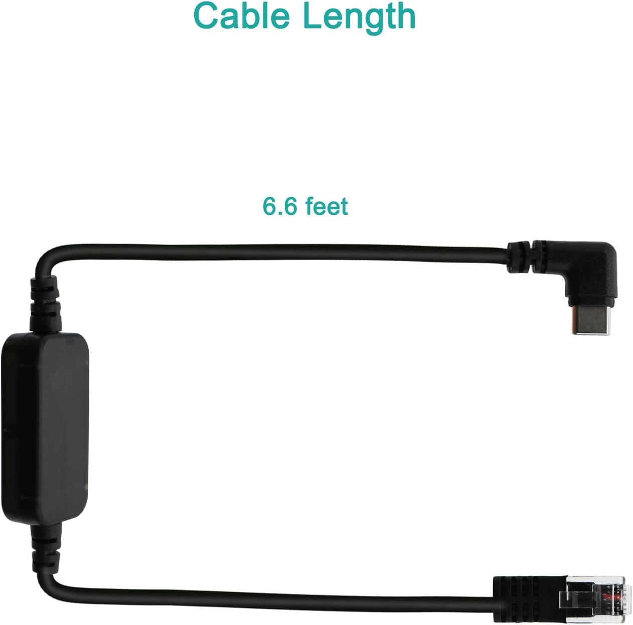 RJ11 to USB C Radar Detector Power Cord fit for Uniden R8 R7 R3 R4, Escort Passport 9500ix Max360 - PD3.0 Cable 4 FT