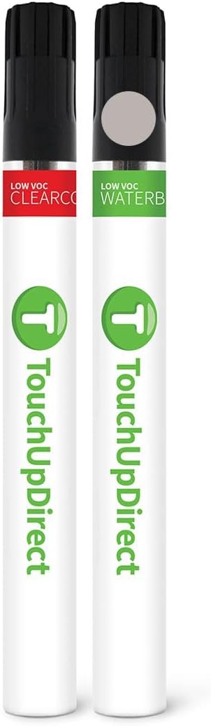 TouchUpDirect 4X1 Titanium Glow Compatible with Toyota Exact Match Touch Up Paint Brush - Essential Kit