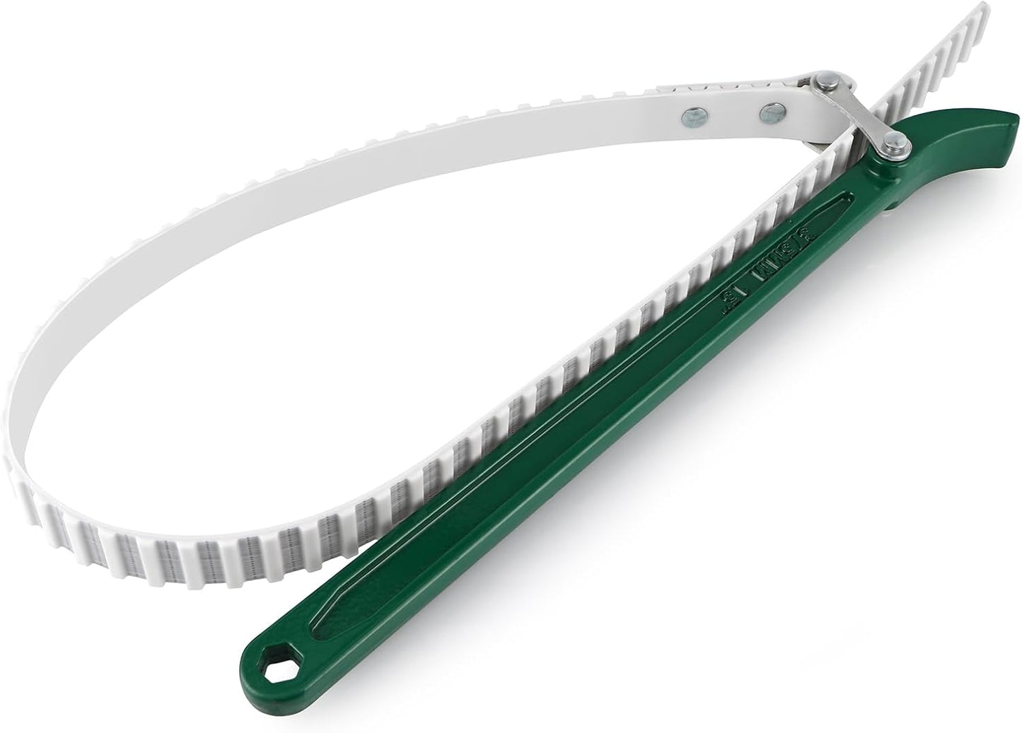 15" Belt Strap Wrench with Adjustable 36" Steel Wire Rubber Strap, Multipurpose Oil Filter Removal Tool