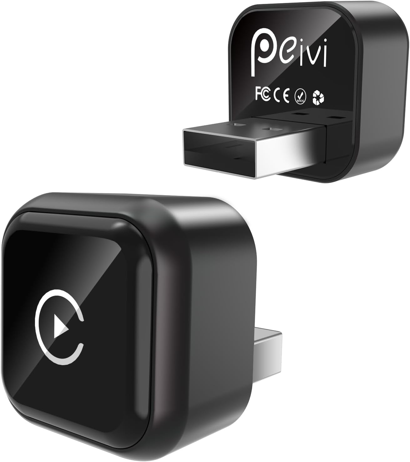 Wireless Carplay Adapter for Apple iPhone & Android Auto Wireless Adapter 2 in 1,2025's Newly Upgraded,Subversive Ultra-Compact Design,Faster and More Stable Connection,for iOS 10+ & Android 11+