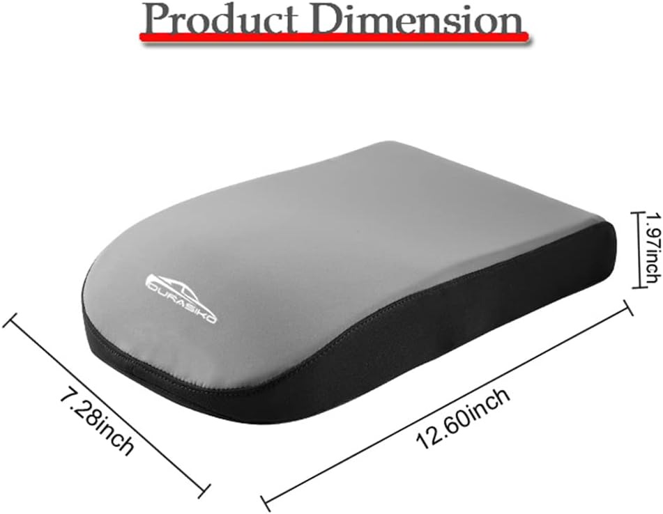 Advanced Car Center Console Pad,Memory Foam Car Armrest Cushion,Elbow Rest Pillow,Auto Armrest Pad,Great for Long-time Driving,Universal Car Armrest Seat Box Cover Protector for most Vehicles