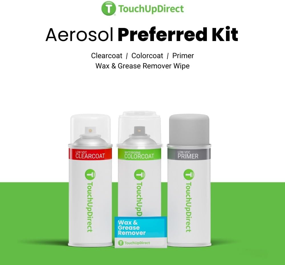 TouchUpDirect 4X7 Brownstone Compatible with Toyota Exact Match Touch Up Paint Aerosol - Preferred Kit