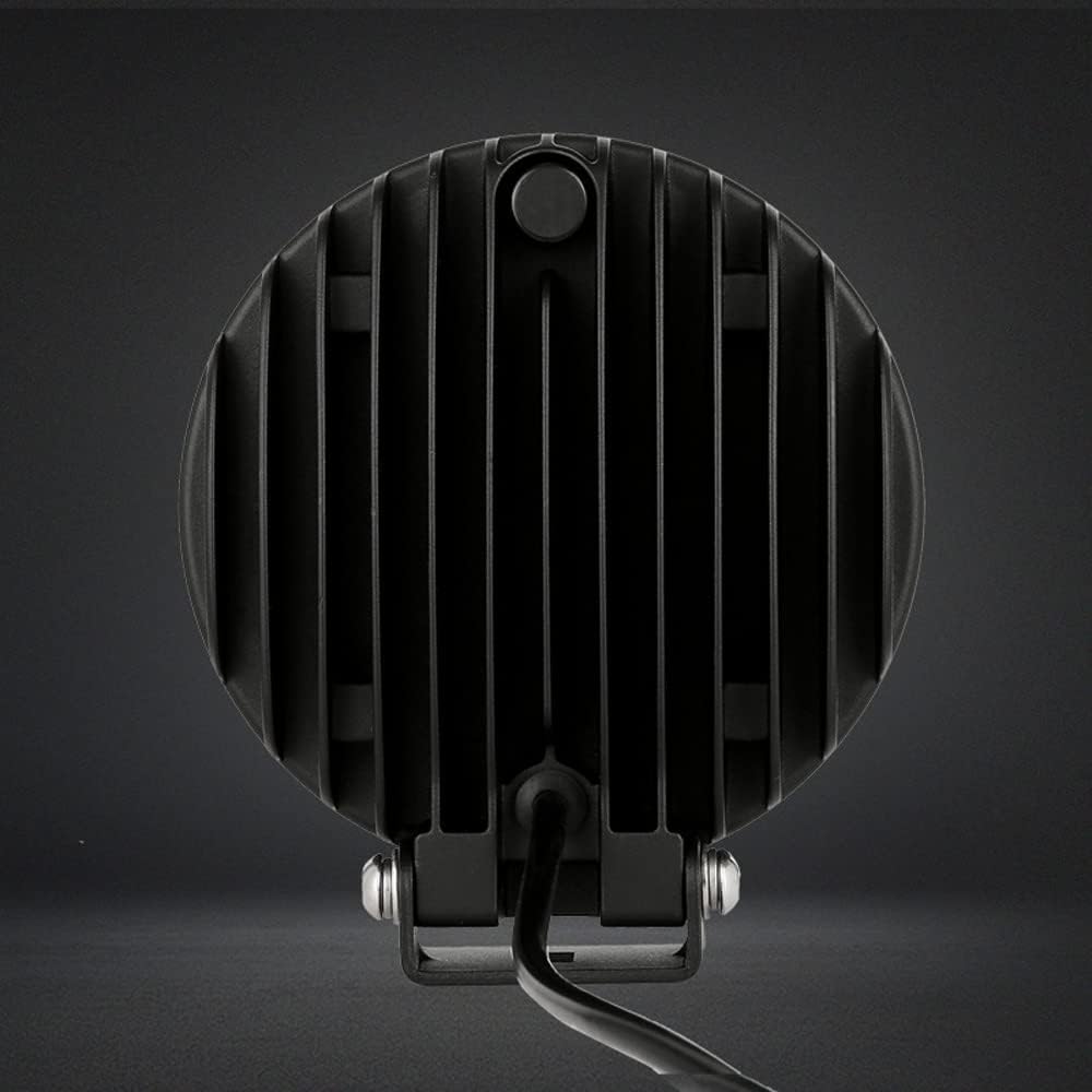 BIGLIONX 6inch 2pcs Amber Round LED Offroad Lights Amber Offroad Driving Fog Lights with Wiring Harness 210W 32000LM Waterproof IP68 IP69K 12V 24V for Pickup Trucks ATV UTV SUV