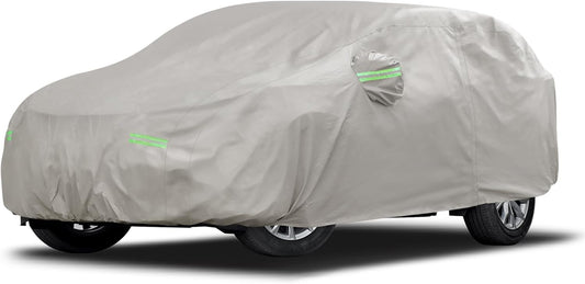 Migaven 6 Layers Car Cover Custom Fit for Honda CRV 1997-2025, Toyota RAV4 1996-2025, Waterproof Full Exterior Cover Rain Sun Protection with Door Zipper