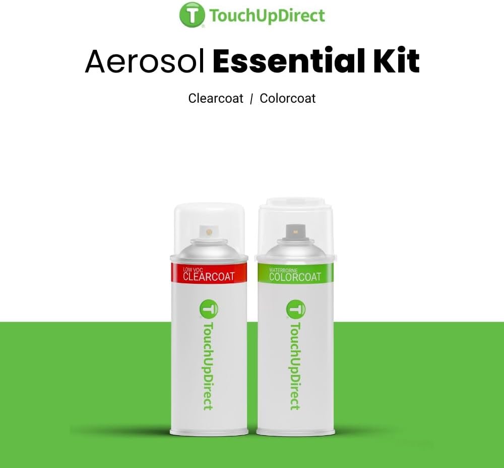 TouchUpDirect 1H5 Cement/Cement Gray Metallic for Toyota Exact Match Touch Up Paint Aerosol - Essential Package