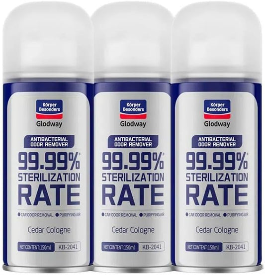 Glodway Whole Car Air Refresher Spray,Odor Eliminator Eliminates Strong Vehicle Odors,Cologne Scent-6 Ounce Spray Bottle (Plack of 3)