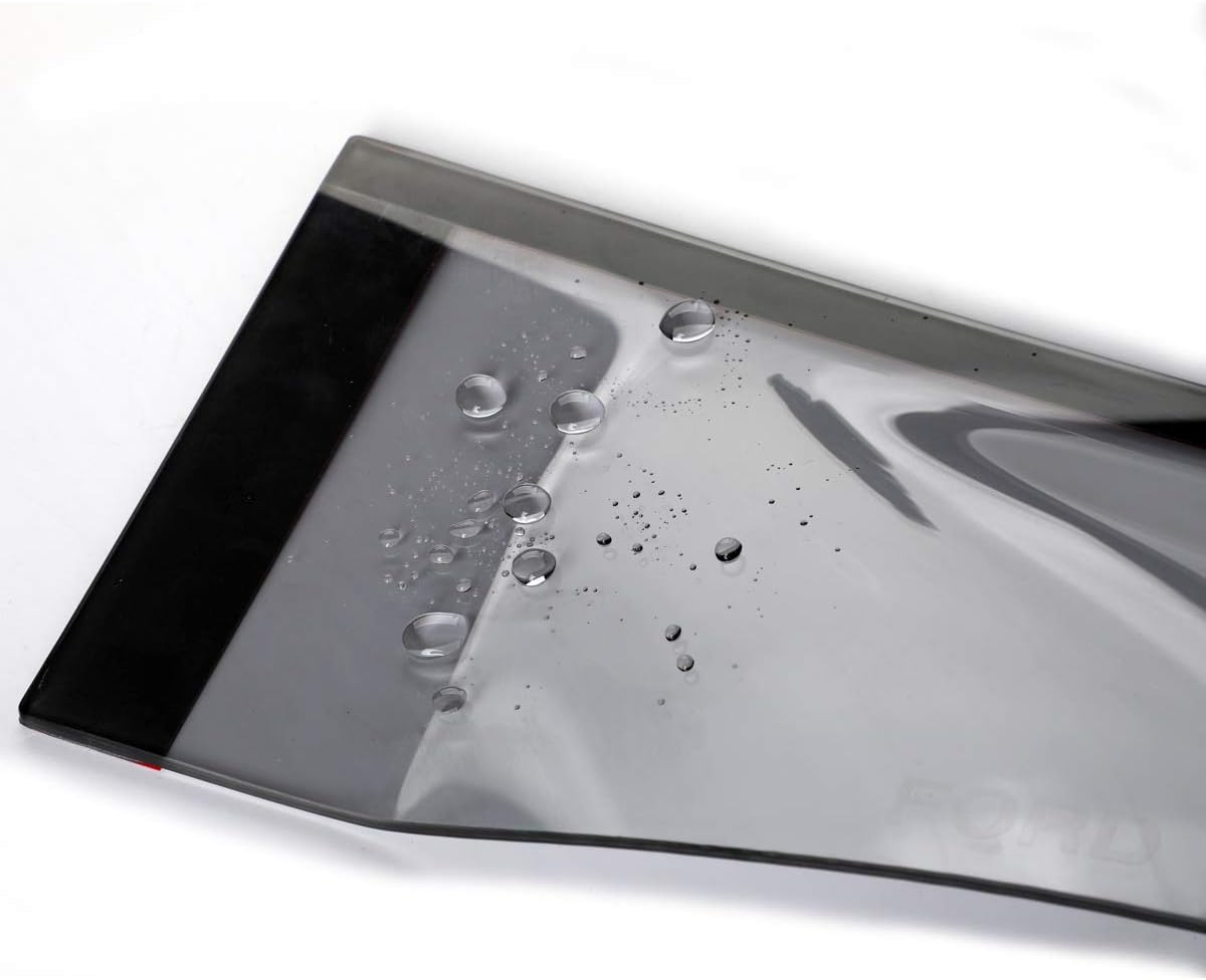 4pcs Original Outside Mount Style Window Rain Guards Shield Side Wind Deflectors Dark Smoke Nice Looking Vent Window Visors Fit for 2016-2022 Toyota Prius 94638