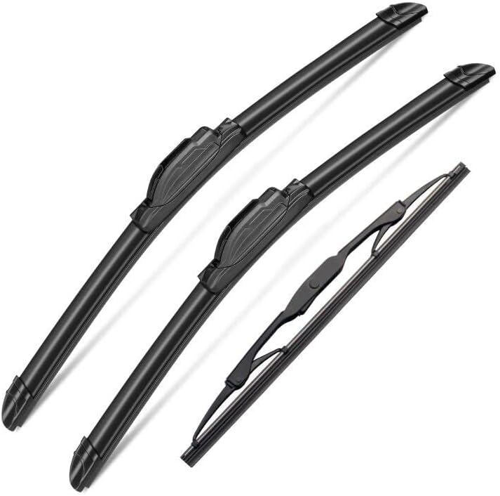 3Pcs Wiindshield Wiper Blades for Toyota Sienna 2005 2006 2007 2008 2009 2010, Original Equipment Automotive Replacement Windshield Wiper Blades for My Car- 26"/19"/16T" (Pack of 3) J- HOOK