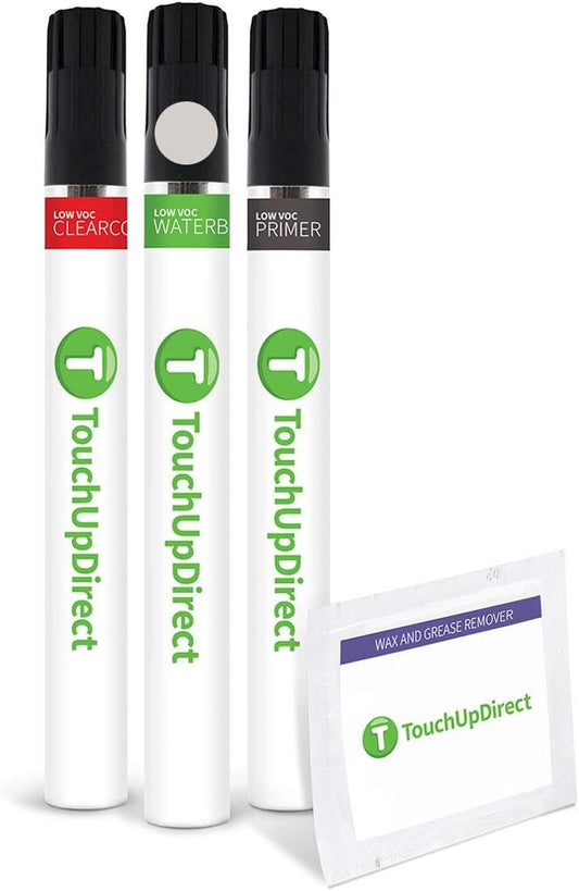 TouchUpDirect 1C8 Luner Mist Silver Metallic Compatible with Toyota Exact Match Touch Up Paint Brush - Preferred Kit