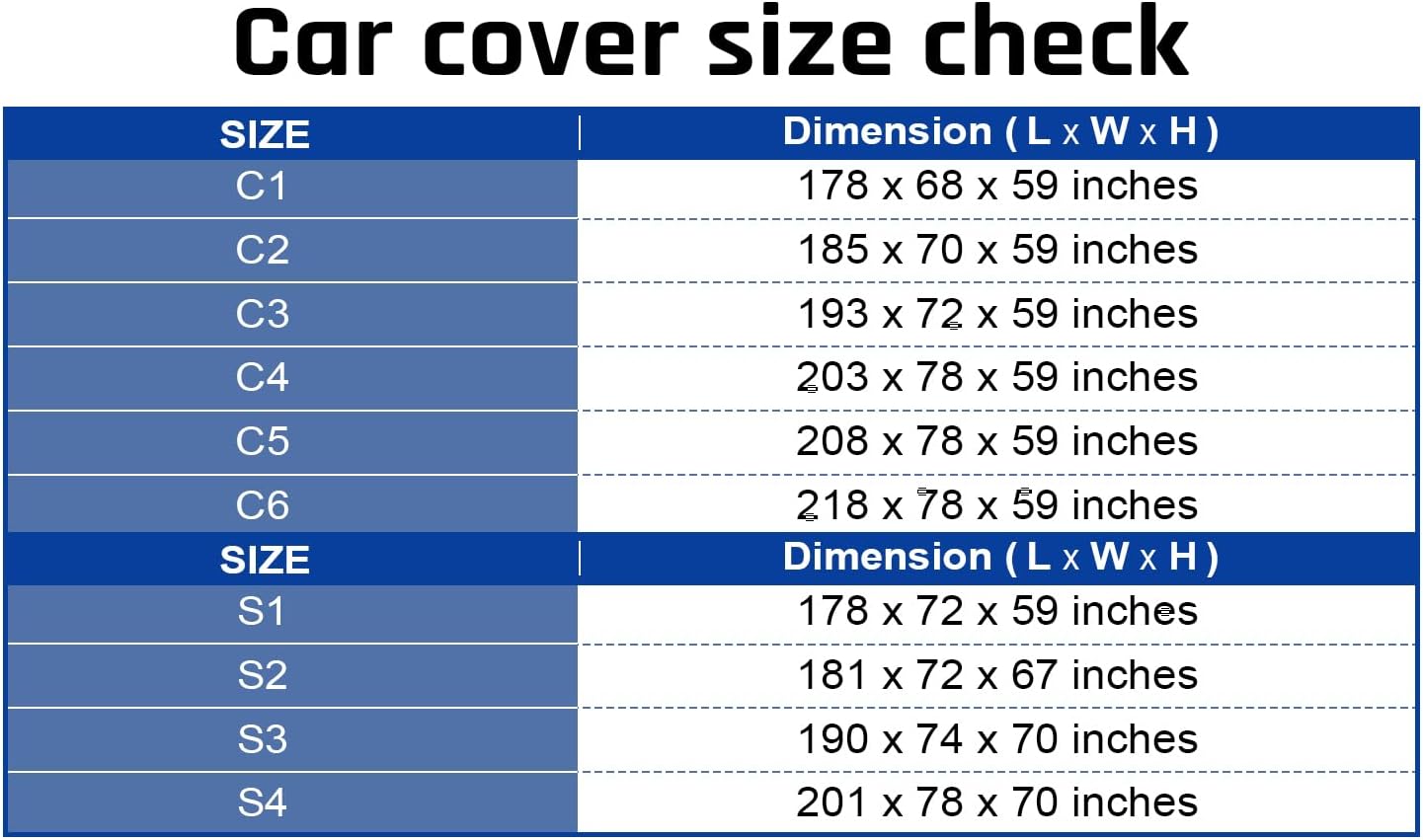 6 Layer Heavy Duty SUV Car Cover Waterproof All Weather Protection with Cotton Liner, Universal Fit Nissan Kicks, Subaru Crosstrek, Jeep Compass Liberty, Kia Soul Sportage