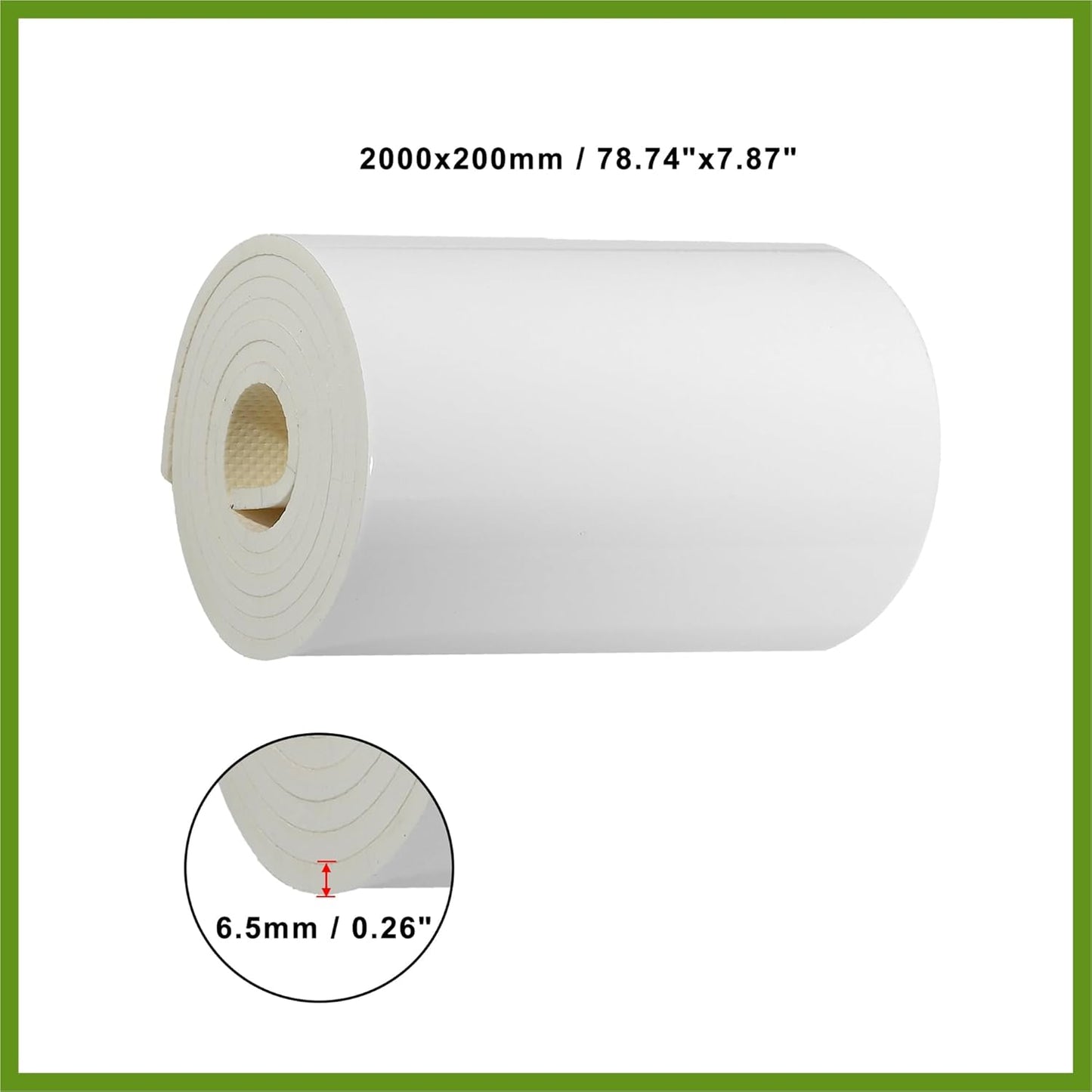 2000x200x6.5mm Car Garage Wall Guard Door Bumper Universal Protector Anti Collision Waterproof White Replace Parts Vehicle Components